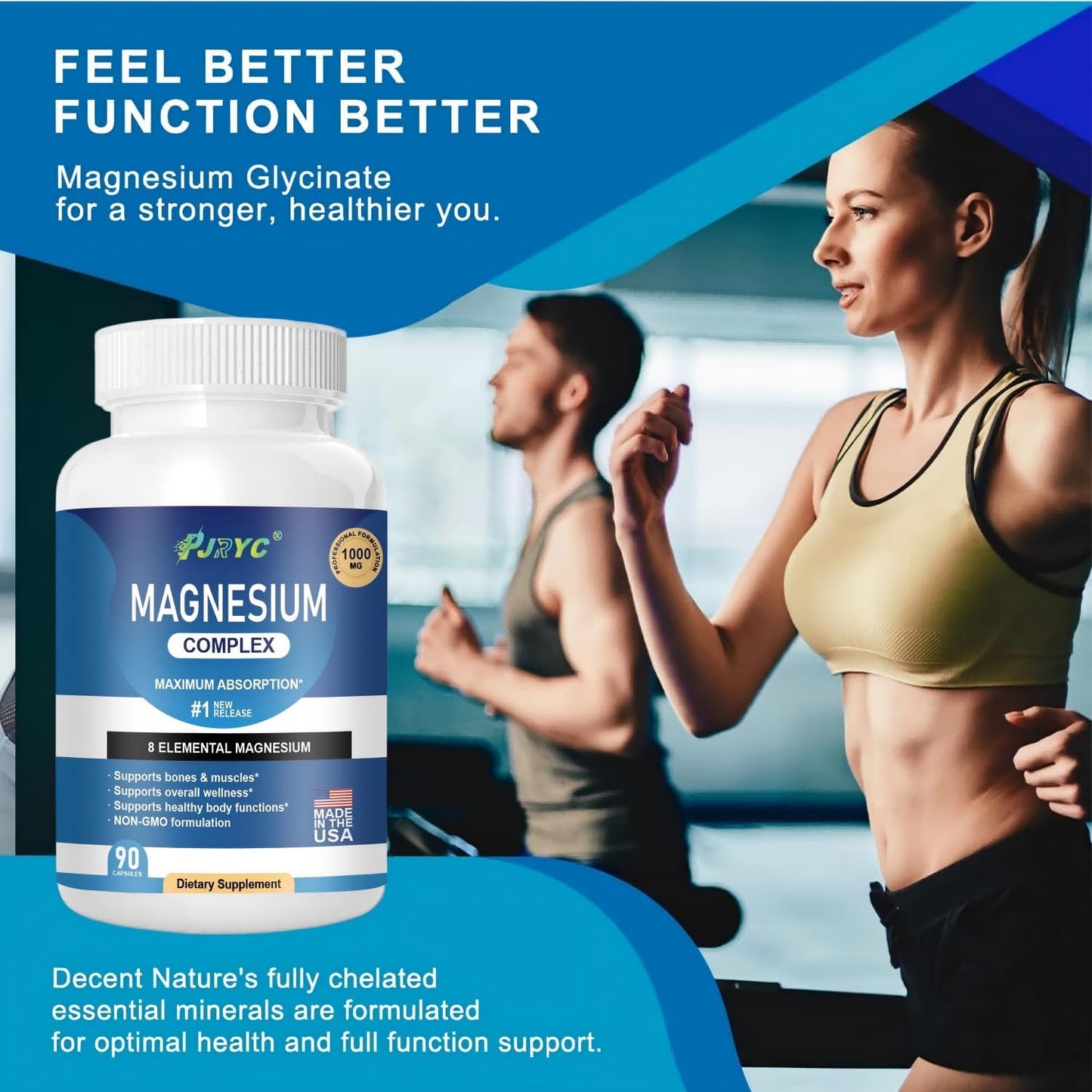 Magnesium Complex Supplement - 1000Mg