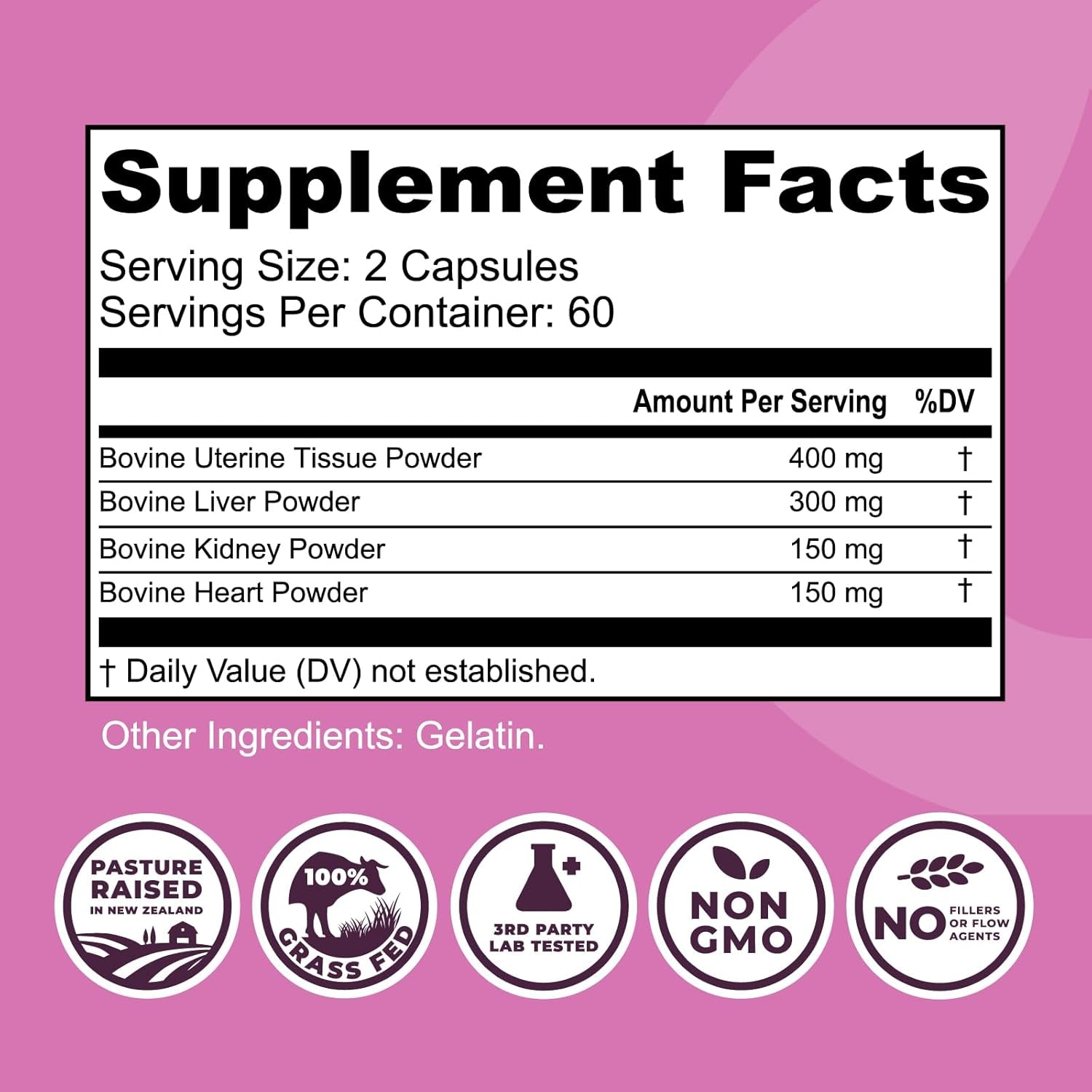 Beef Organ Supplement for Women