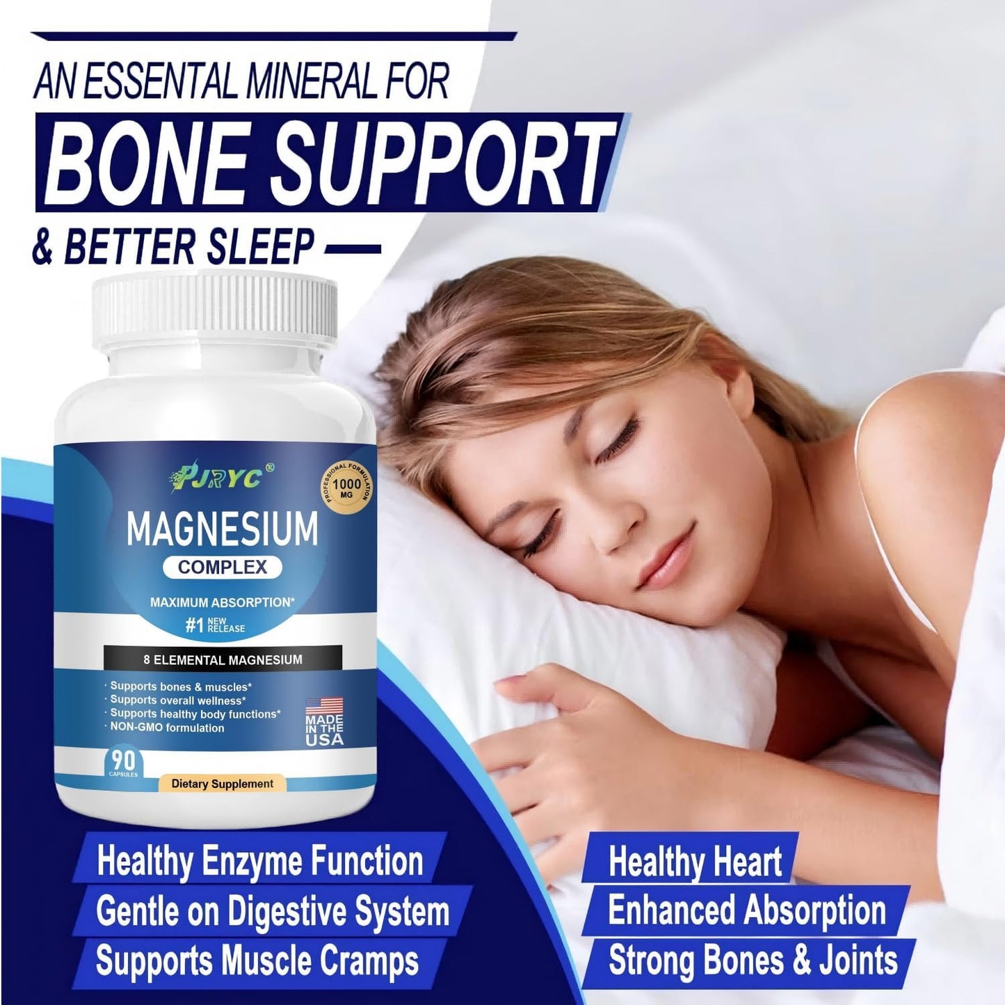 Magnesium Complex Supplement - 1000Mg